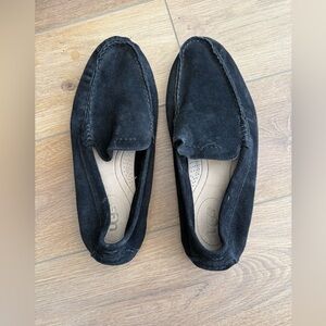 Men's Black UGG Suede Loafers